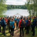 В Орехово-Зуеве на берегу Исаакиевского озера прошел туристический слет